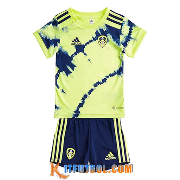 Nueva Camisetas De Futbol Leeds United Ninos Segunda 2022/2023