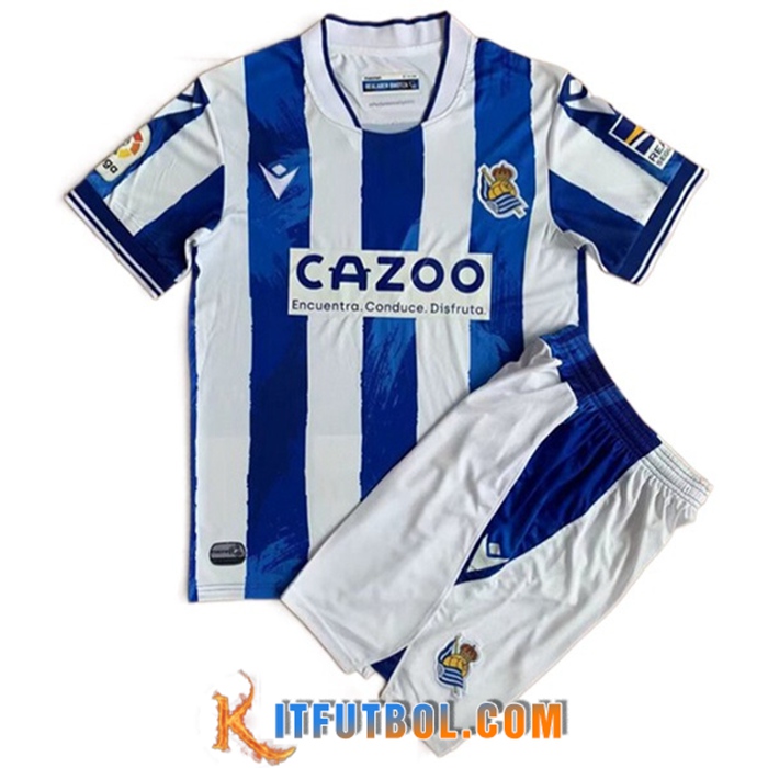 Nueva Camisetas De Futbol Real Sociedad Ninos Primera 2022/2023