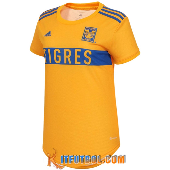 Camisetas De Futbol Tigres UANL Mujer Primera 2022/2023