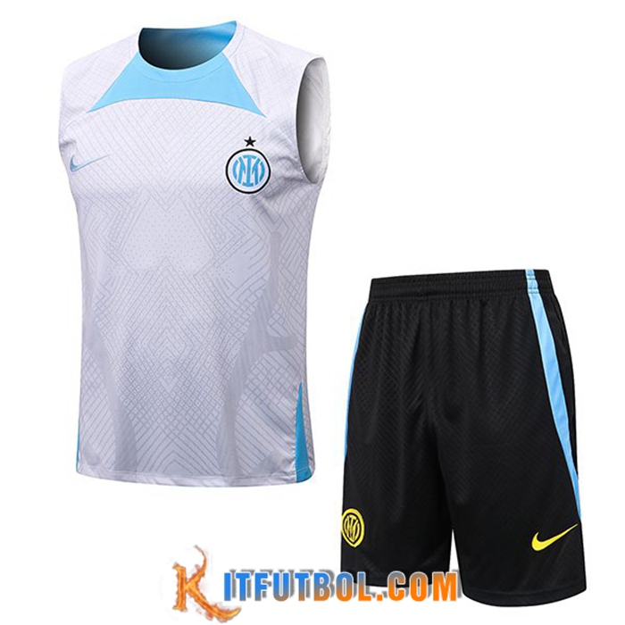 Chalecos De Futbol + Cortos Inter Milan Blanco 2022/2023