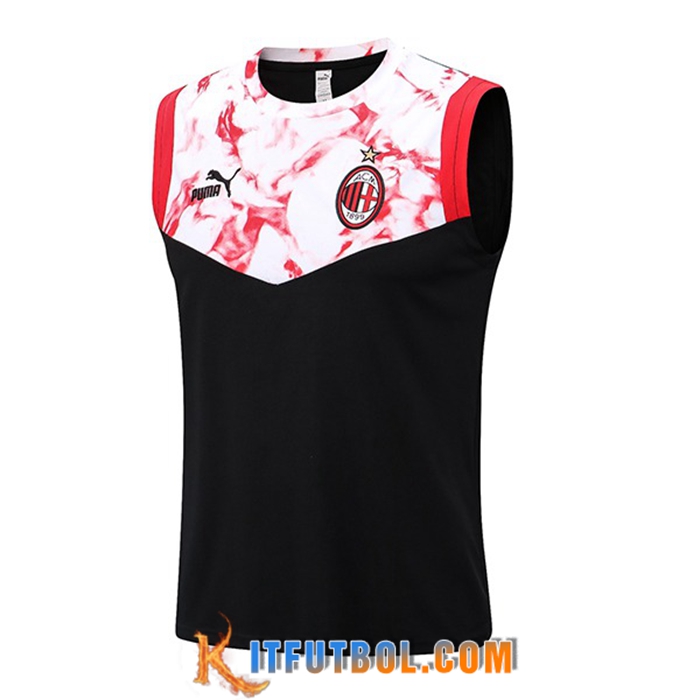 Training Debardeur AC Milan Negro/Blanco 2022/2023