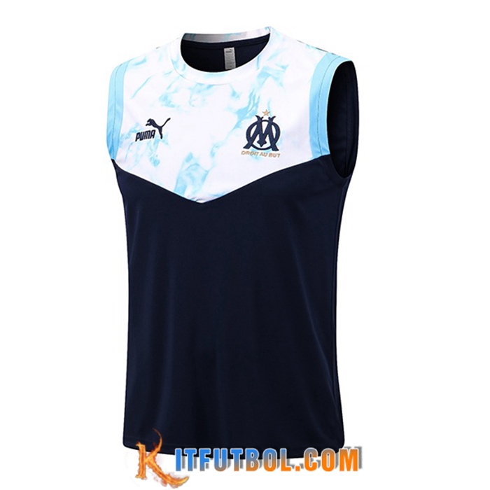 Training Debardeur Marsella Azul Marino/Blanco 2022/2023