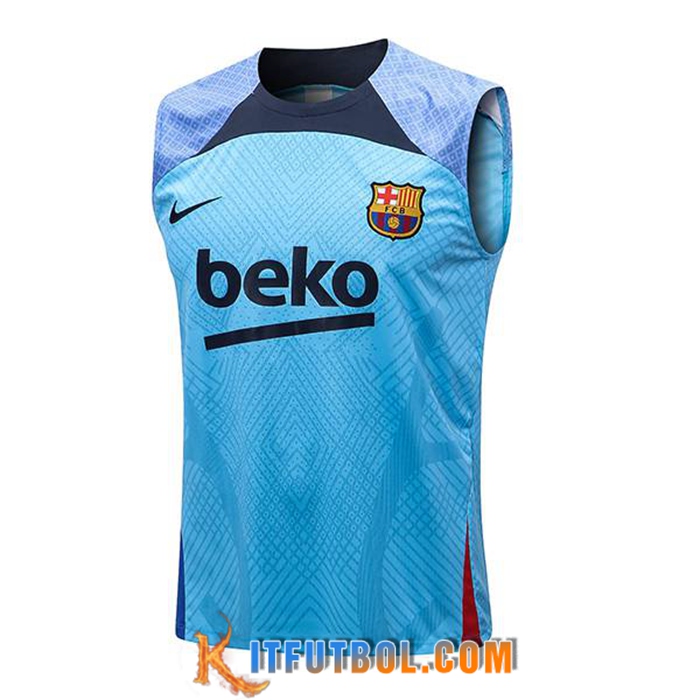 Training Debardeur FC Barcelona Azul Claro 2022/2023