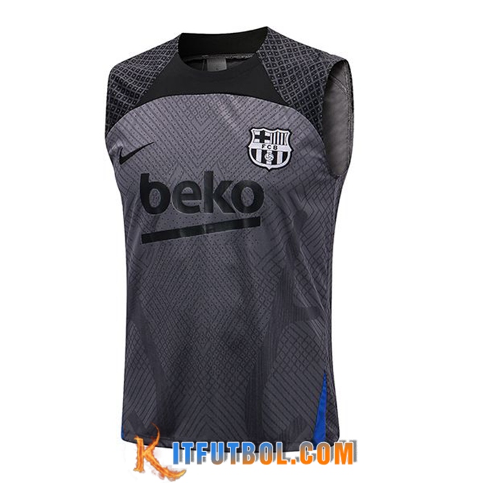 Training Debardeur FC Barcelona Negro/Gris 2022/2023