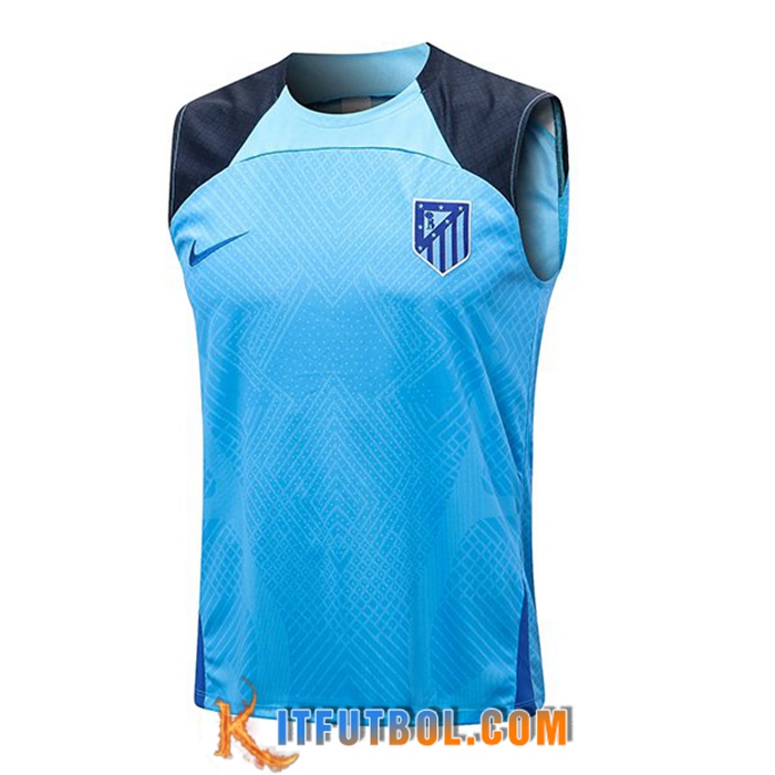 Training Debardeur Atletico Madrid Azul 2022/2023
