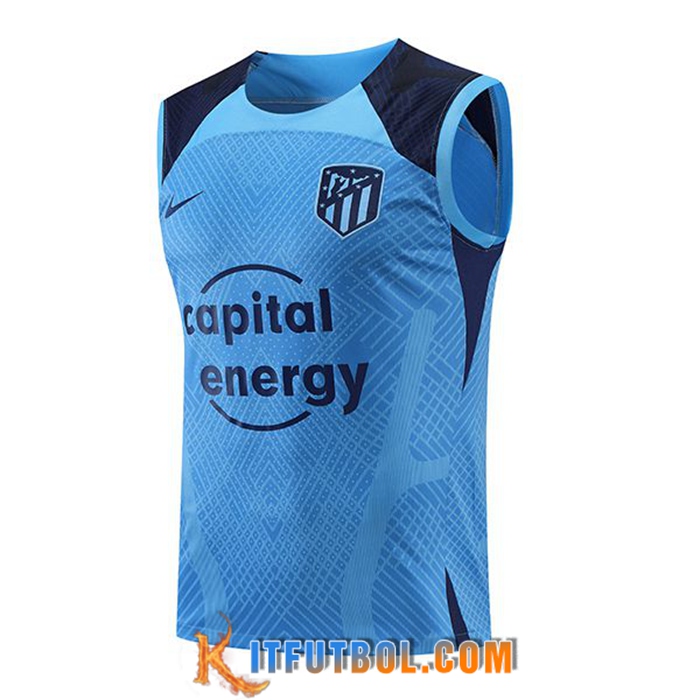 Training Debardeur Atletico Madrid Azul 2022/2023