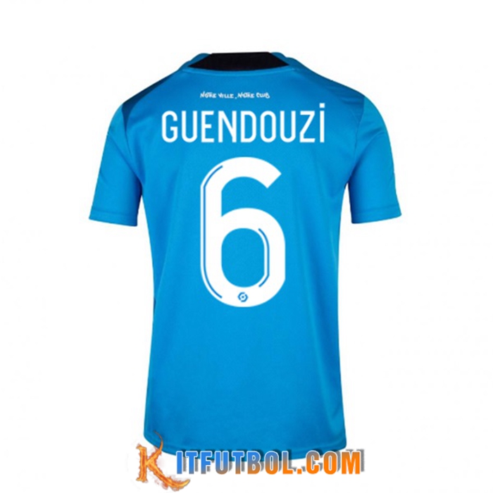 Camisetas De Futbol Marsella (GUENDOUZI #6) 2022/2023 Tercera