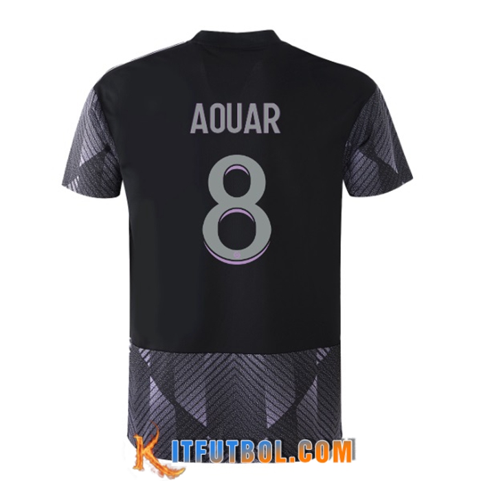 Camisetas De Futbol Lyon (AOUAR #8) 2022/2023 Tercera