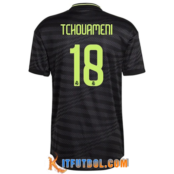 Camisetas De Futbol Real Madrid (TCHOUAMENI #18) 2022/2023 Tercera