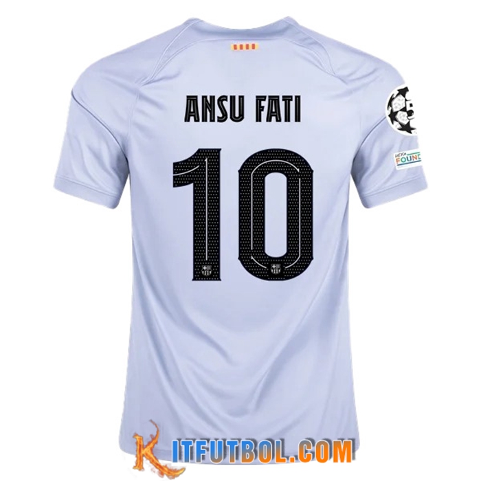 Camisetas De Futbol Barcelona (ANSU FATI #10) 2022/2023 Tercera