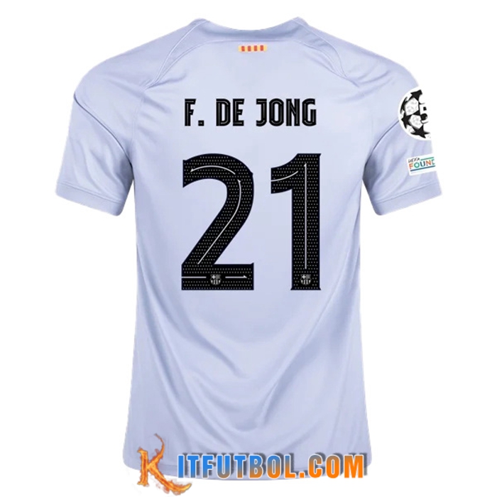 Camisetas De Futbol Barcelona (F.DE JONG #21) 2022/2023 Tercera