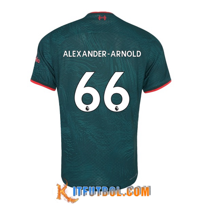 Camisetas De Futbol Liverpool (ALEXANDER-ARNOLD #66) 2022/2023 Tercera