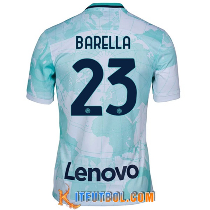 Camisetas De Futbol Inter Milan (BARELLA #23) 2022/2023 Segunda