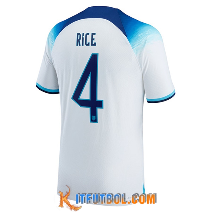 Camiseta Nacional Inglaterra (RICE #4) 2022/2023 Primera