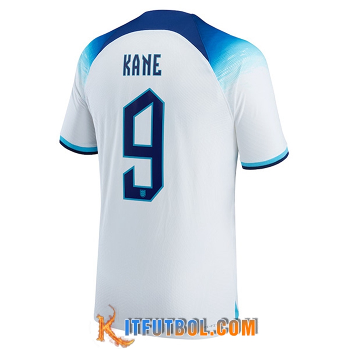 Camiseta Nacional Inglaterra (KANE #9) 2022/2023 Primera