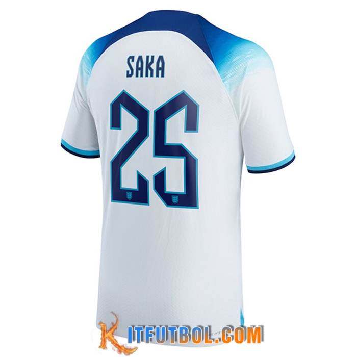 Camiseta Nacional Inglaterra (SAKA #25) 2022/2023 Primera