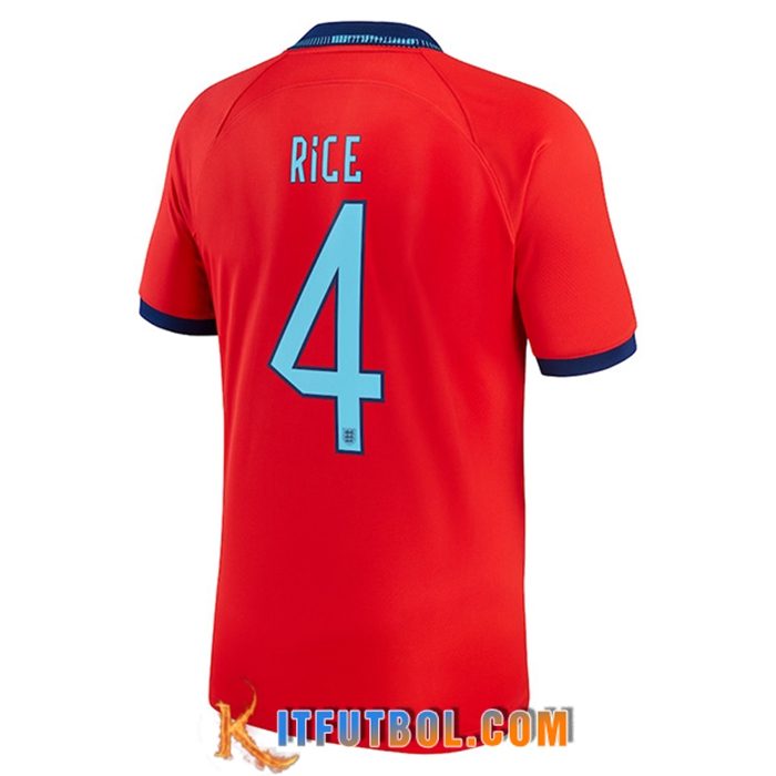 Camiseta Nacional Inglaterra (RICE #4) 2022/2023 Segunda