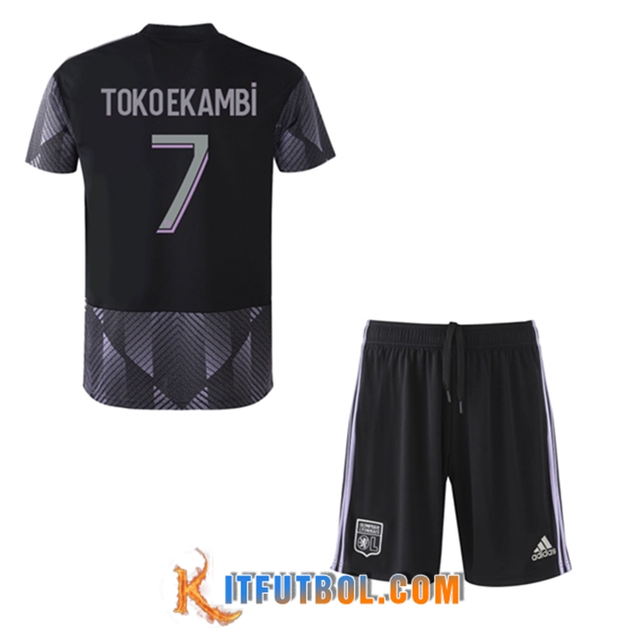 Camisetas De Futbol Lyon (TOKO EKAMBI #7) Ninos Tercera 2022/2023