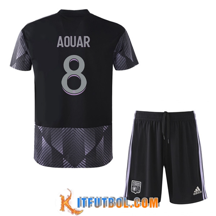 Camisetas De Futbol Lyon (AOUAR #8) ) Ninos Tercera 2022/2023