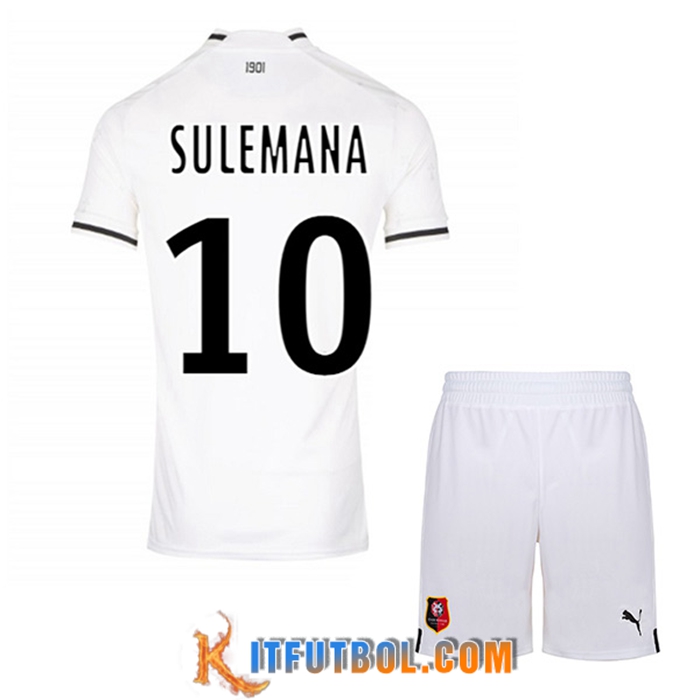 Camisetas De Futbol Stade Rennais (SULEMANA #10) Ninos Segunda 2022/2023