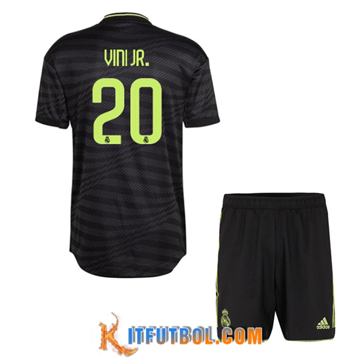 Camisetas De Futbol Real Madrid (VINIJR #20) Ninos Tercera 2022/2023