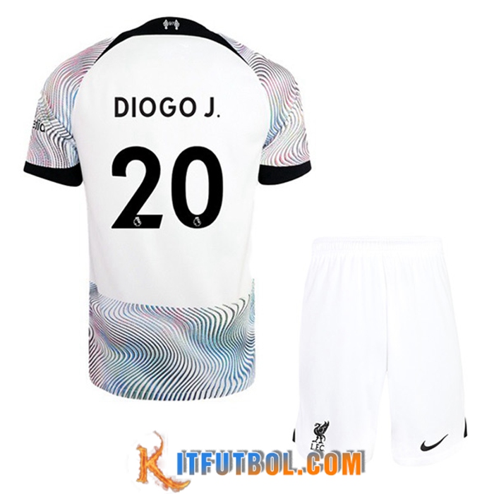 Camisetas De Futbol Liverpool (DIOGO J. #20) Ninos Segunda 2022/2023