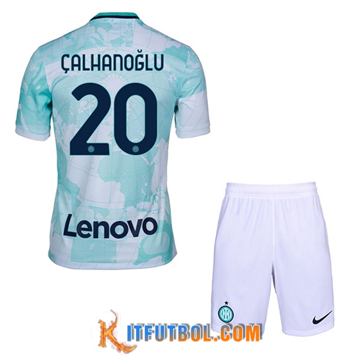 Camisetas De Futbol Inter Milan (ÇALHANOGLU #20) Ninos Segunda 2022/2023