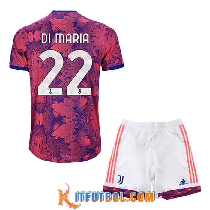 Camisetas De Futbol Juventus (DI MARIA #22) Ninos Tercera 2022/2023