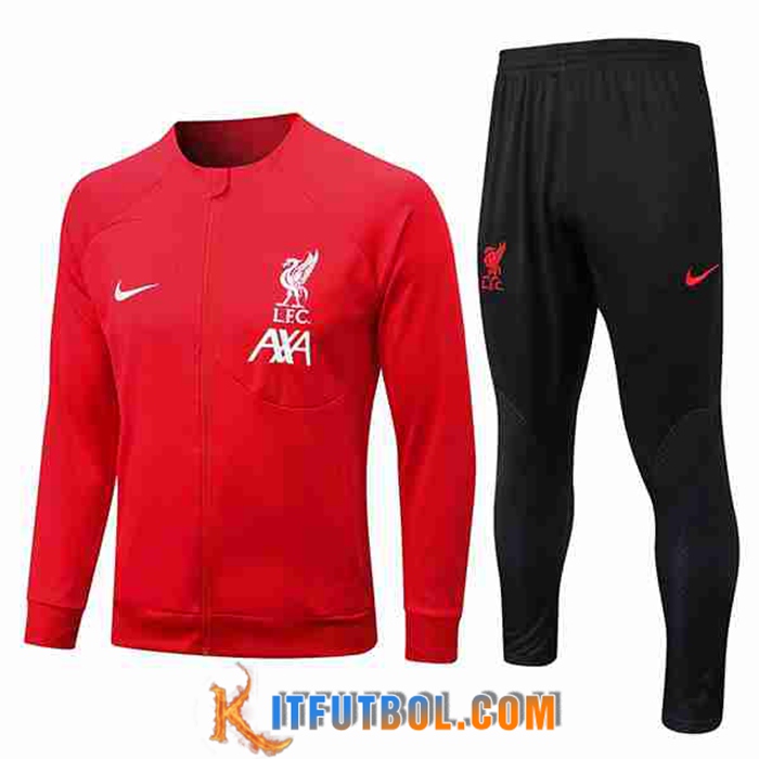 Chandal Equipos De Futbol - Chaqueta FC Liverpool Rojo 2022/2023