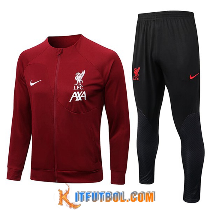Chandal Equipos De Futbol - Chaqueta FC Liverpool Rojo 2022/2023