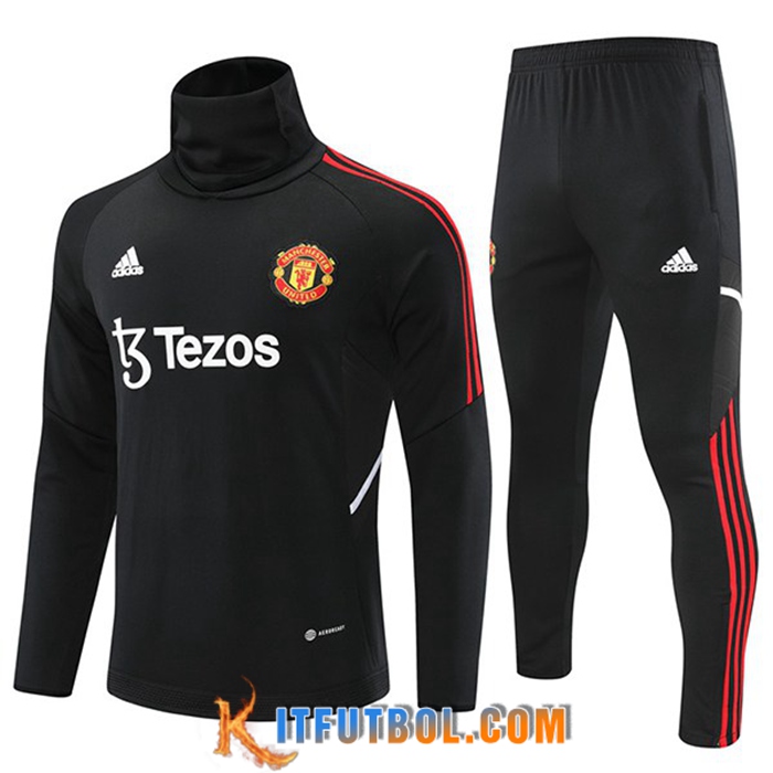 Chandal Equipos De Futbol Manchester United Negro 2022/2023