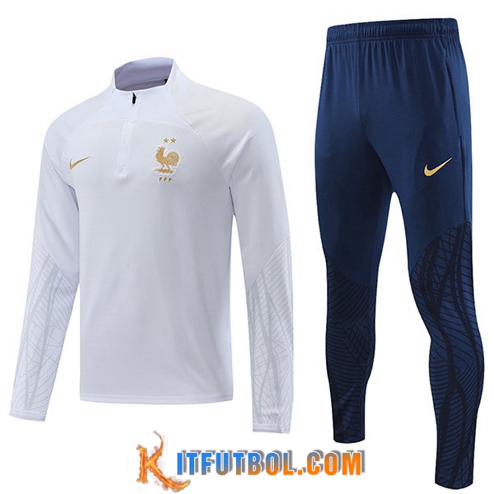 Chandal Equipos De Futbol Francia Blanco 2022/2023