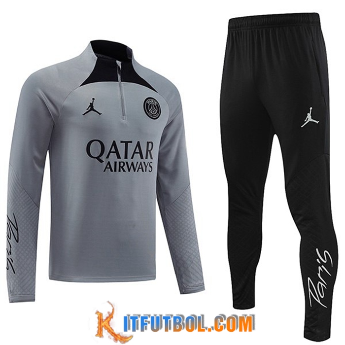 Chandal Equipos De Futbol PSG Gris 2022/2023