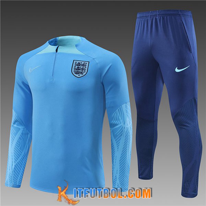 Chandal Equipos De Futbol Inglaterra Ninos Azul Claro 2022/2023