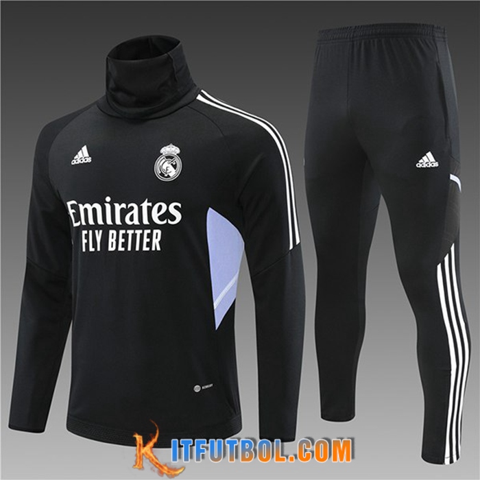 Chandal Equipos De Futbol Real Madrid Ninos Negro 2022/2023