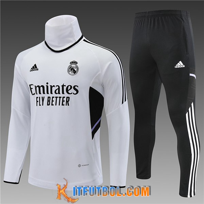 Chandal Equipos De Futbol Real Madrid Ninos Blanco 2022/2023