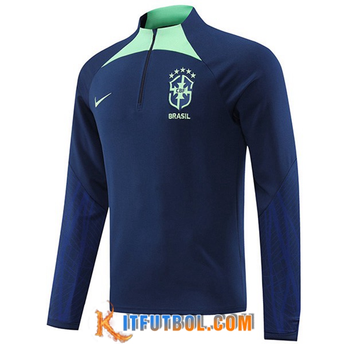 Sudadera De Entrenamiento Brasil Azul Marinos 2022/2023