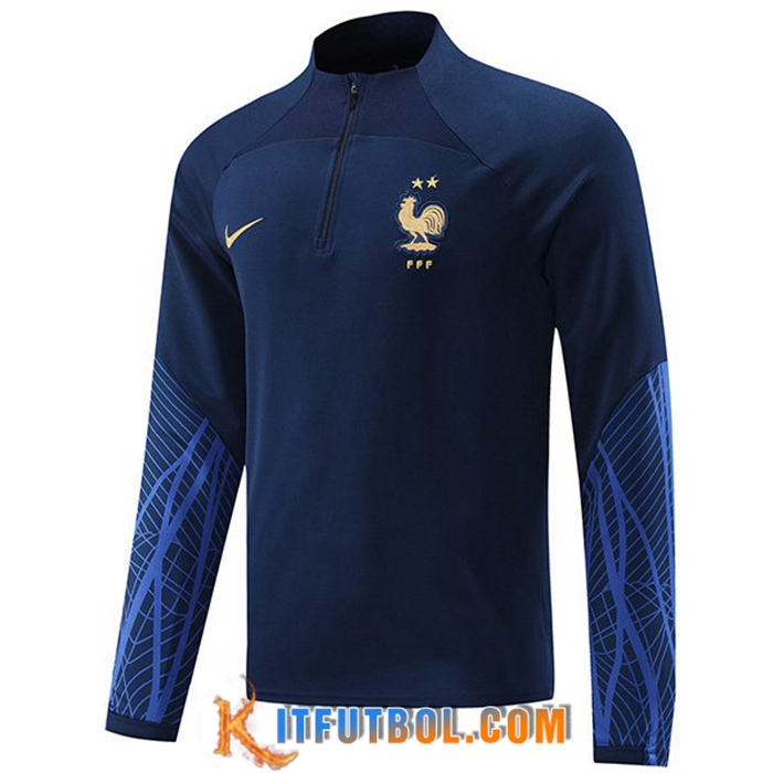 Sudadera De Entrenamiento Francia Azul Marinos 2022/2023