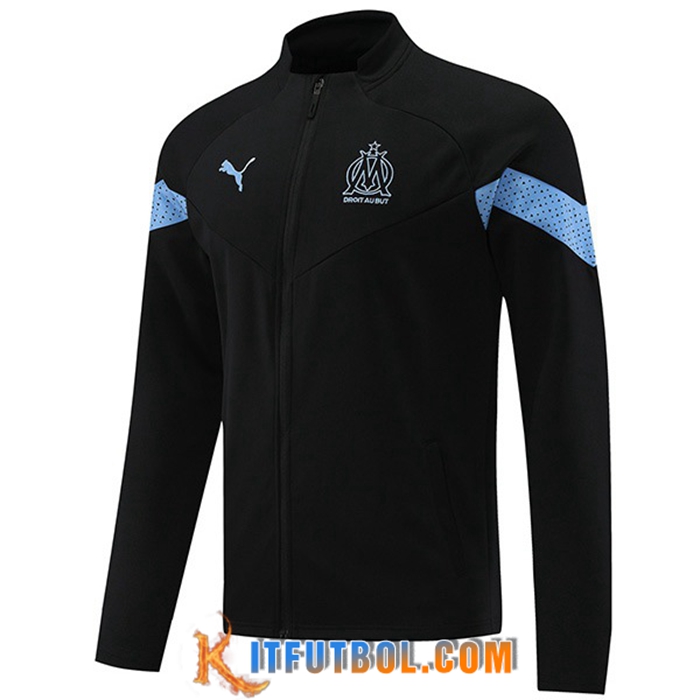 Chaquetas Futbol Marsella Negro 2022/2023
