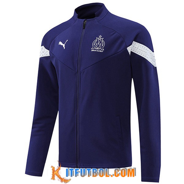 Chaquetas Futbol Marsella Violeta/Blanco 2022/2023