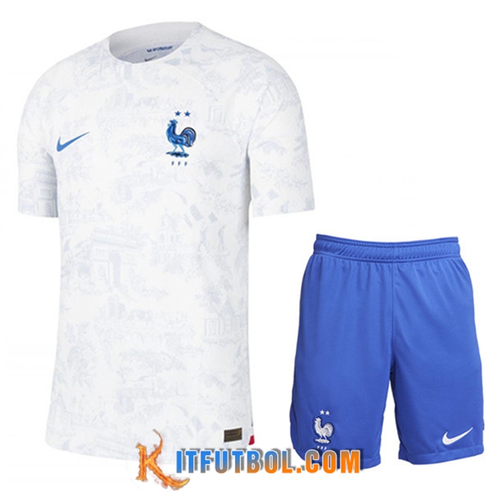 Camisetas De Futbol Francia Segunda + Cortos 2022/2023