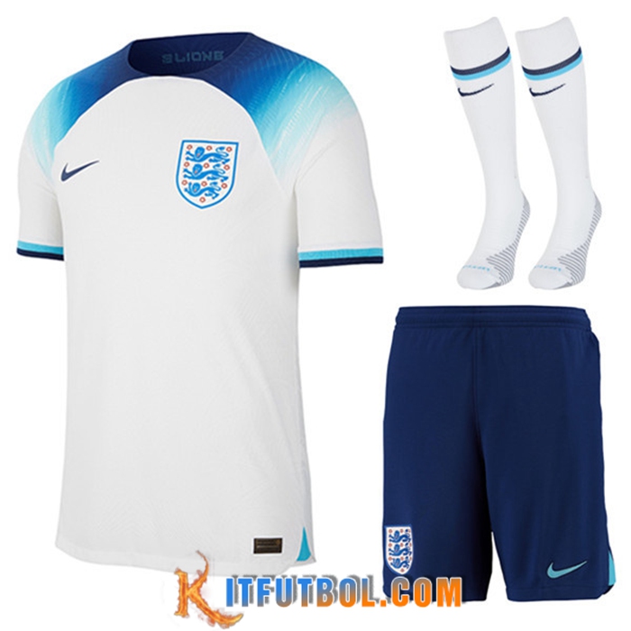 Camisetas De Futbol Inglaterra Primera (Cortos + Pantalones) 2022/2023