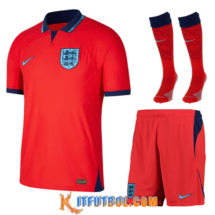 Camisetas De Futbol Inglaterra Segunda (Cortos + Pantalones) 2022/2023