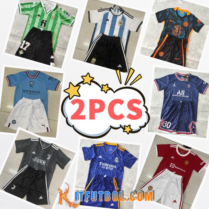 Camisetas De Futbol Ninos - Enviado Al Azar 2PCS