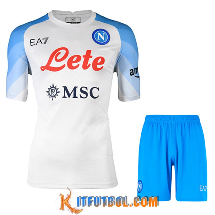 Camisetas De Futbol SSC Napoli Segunda + Cortos 2022/2023