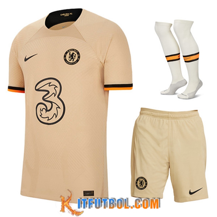 Camisetas De Futbol FC Chelsea Tercera (Cortos + Calcetines) 2022/2023