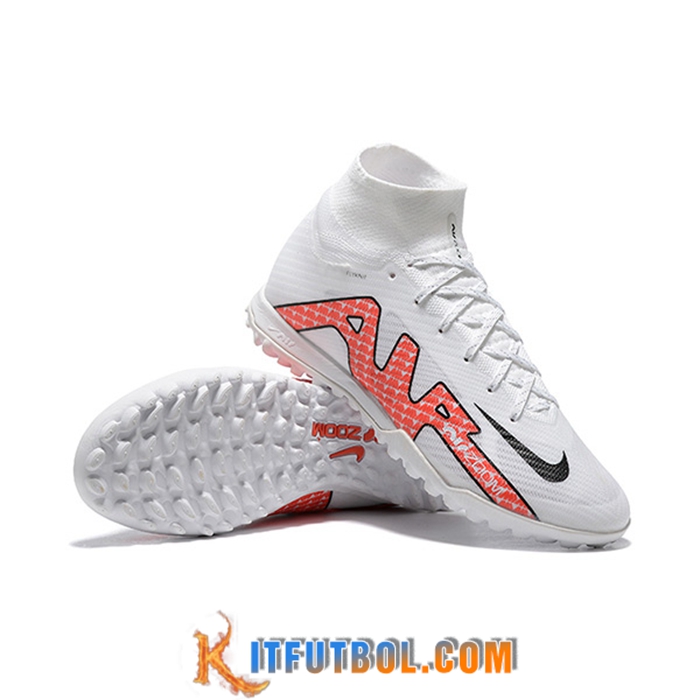 Nike Botas De Fútbol Superfly 8 Academy TF Blanco/Rojo