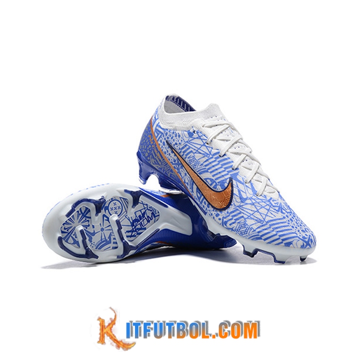 Nike Botas De Fútbol Air Zoom Mercurial Vapor XV Elite FG Azul/Blanco
