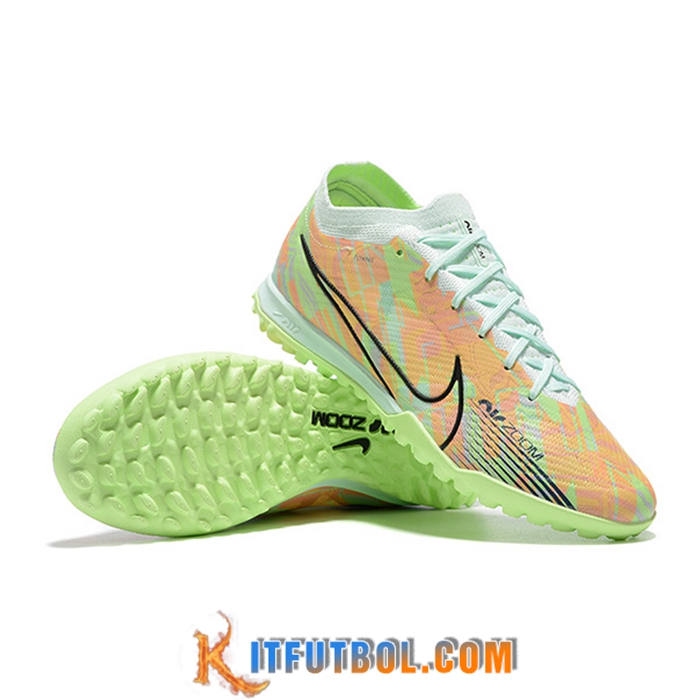 Nike Botas De Fútbol Vapor 15 Academy TF Verde/Naranja