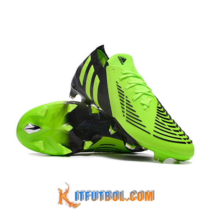 Adidas Botas De Fútbol PREDATOR EDGE.1 LOW FG Verde/Negro